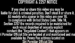 hot siri rubs her wet clit during solo dildo fucking session