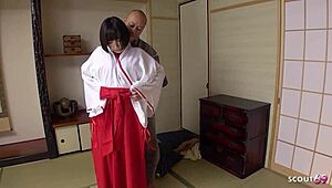 Teacher gives teen her first anal creampie in uncensored Japanese porn.