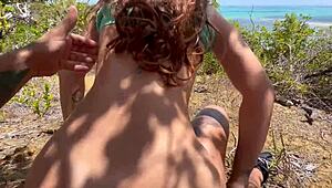 I got caught doing anal by the beach and giving blowjobs in public – amateur fun!