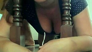 Young housewife stepmom gets stuck and fucked hard, pov blowjob, cumshot facial, rough doggystyle, big pussy lips.