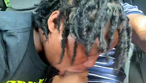 public head on that monster cock, who can resist?