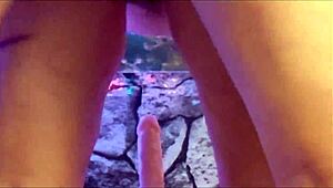 hotwife steffi masturbates her slutty pussy at party