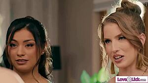 We All Lick The Bride's Pussy To Become Maid Of Honor