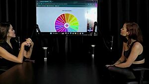 safada shows off her blowjob and sucks bia's hot tits - kamilla werneck sheer red 😏