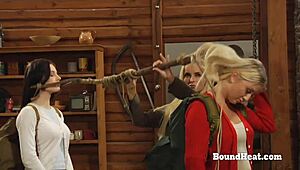 Big Butt Busty Lesbian Slave Moans From Madame's Hands!