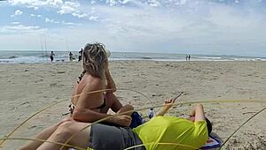 A stranger milf made me ejaculate in front of everyone