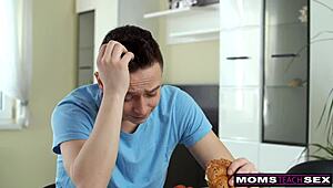 lusty milf alyssa reece lets virgin stepson pound pussy before date