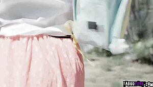 Virgin Cute Teen Takes It Anally First Time