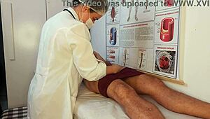 patient gets hard from nurse's touch