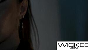 After my hot nerdy big tittied gf helped me, I fucked her hard in multiple positions