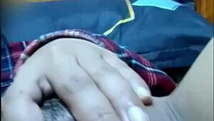 filipina girl shares intimate video call sex, reaching orgasm with guy