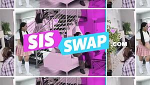 Hot blue-eyed amateur's tight pussy fucked POV in homemade sextape