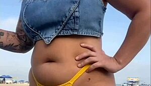 Made Guy Hard On Beach