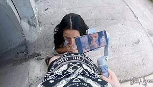 She Asked Me To Film Her Blowjob Skills.