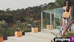 petite all natural babes posed naked after passion striptease for playboy