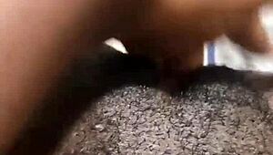 i'm sharing my homemade ebony pussy play session with you right now