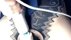 Young Wife In Crotch Stockings And Sexy Lingerie Waits To Be Taken