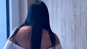 Hot Stepsister in Bogota Makes Vacation Worth It with Big Cum Tits. Intense Fucking and Squirting Outdoors.