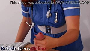 Nurse Greene! Handjob Your Patient With Oil!