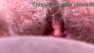 Hairy Pussy Fuck And Cumshot Ultra Close-Up!