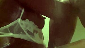 slipping away for some secret oral fun with a big black cock