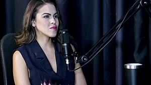 safada shows off her blowjob and sucks bia's hot tits - kamilla werneck sheer red 😏