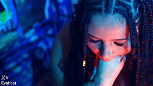 bratty footjob training & foot worship