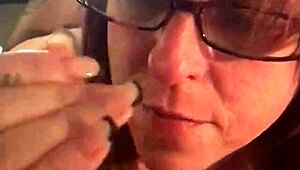 wife sucking and deepthroating my cock in pov