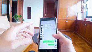 modelmedia asia - my landlady is a cute girl i cant help but ask her to come to my place for sex