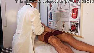 patient gets hard from nurse's touch