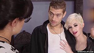 Stepmom rides big cock for teen 18+ boyfriend's intense pleasure