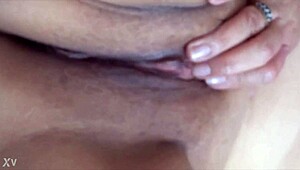 my 58-year-old friend masturbating while i film her