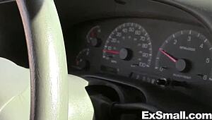 Petite Woman Gives Blowjob And Fucks