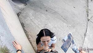 She Asked Me To Film Her Blowjob Skills.