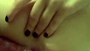 Leaked amateur sex tape with famous Instagram influencer. homemade teen 18+ brunette babe fucking hard