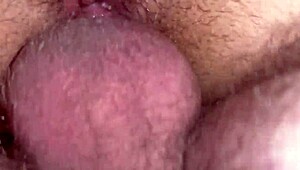 guy fucks gf in wrong hole she loves it and lets him cum inside