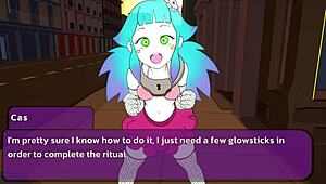 Halloween harem 1 gameplay features sexy scenes