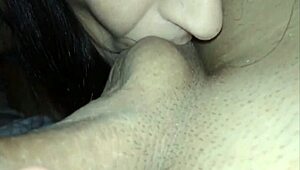 Milf Gives Deep Throat Blowjob Then Takes Anal Assfucking Close-Up