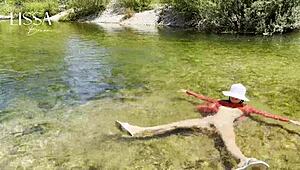 Walk And Sex Outdoors Fucking Interrupted By Something Unexpected The Best Blowjob And Cum In My Ass