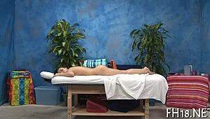 relaxing massage session with marital aids