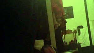 this black shemale ladyboy just jerks off her big cock until she cums