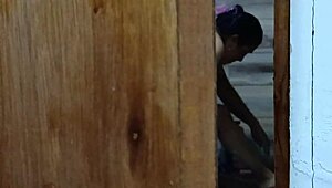 I get hotter spying on my sister-in-law bathing every day!