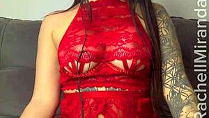 Hey, cum for your little slut, you jerk-off perv, Rachell Miranda guiding your stroke and fucking hard