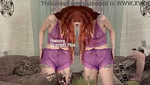 Scarlett Mae Having A Lot Of Fun Laughing Kissing Sucking And Licking