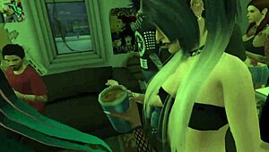 Pov Sex With Goth Chick At Party - Sims 4 Porn Video