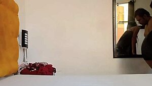 i grab my stepfather while he watches me try clothes and end with cock in pussy.