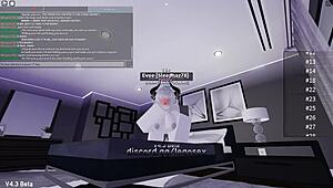 Roblox porn with blowjob and anal riding