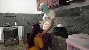 I Remove The Bait From My Stepbrothers Penis In The Kitchen And Give Him A Luxurious Homemade Blowjob