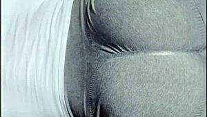 Blonde Latina Milf Aroused by Gym Stares Gets Soaking Wet