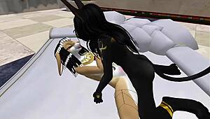 lady bastet of egypt uses her servent girl